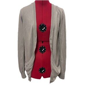 Helmet Lang Women’s Beige Sweater Cardigan Size Large